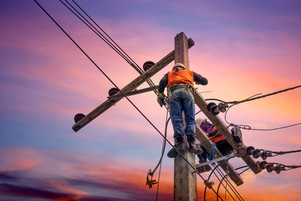 CHARGED field team at work on the distribution grid